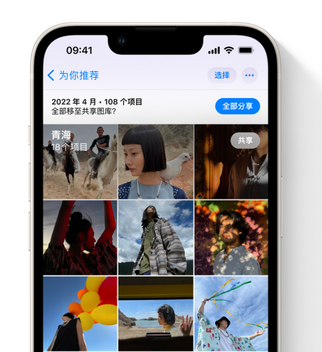 黄州苹果维修网点分享在 iPhone 上使用共享图库 