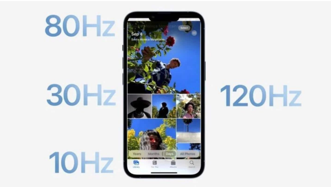 黄州苹果14维修分享iPhone 14有高刷吗 