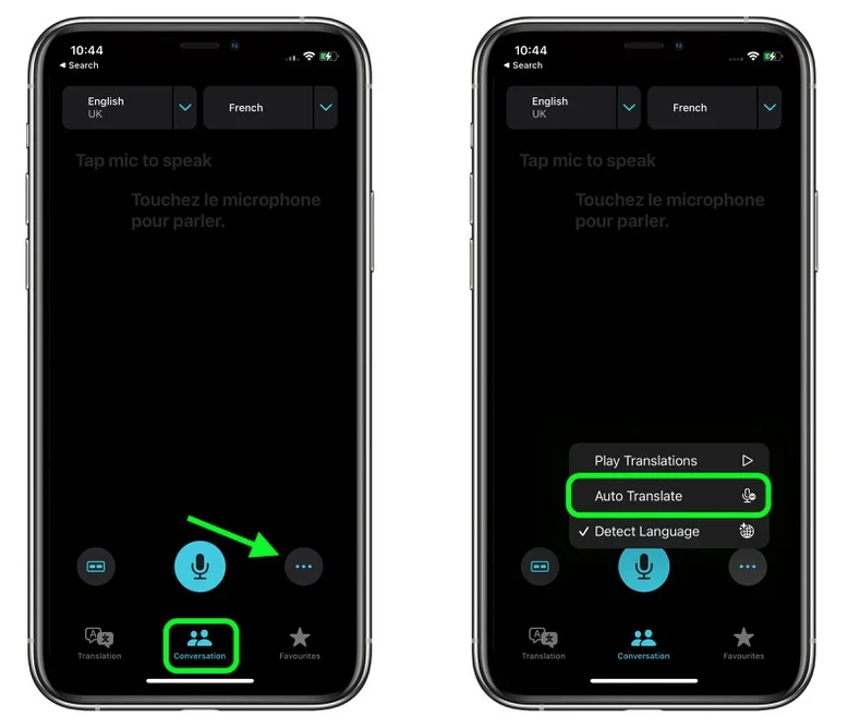 黄州苹果手机维修分享iOS 15 “翻译” App 新改进 